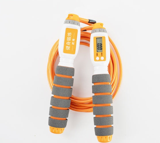 Electronic Counting Jump Rope – Adjustable Speed Rope with Calorie Tracker - Power Fit Zone