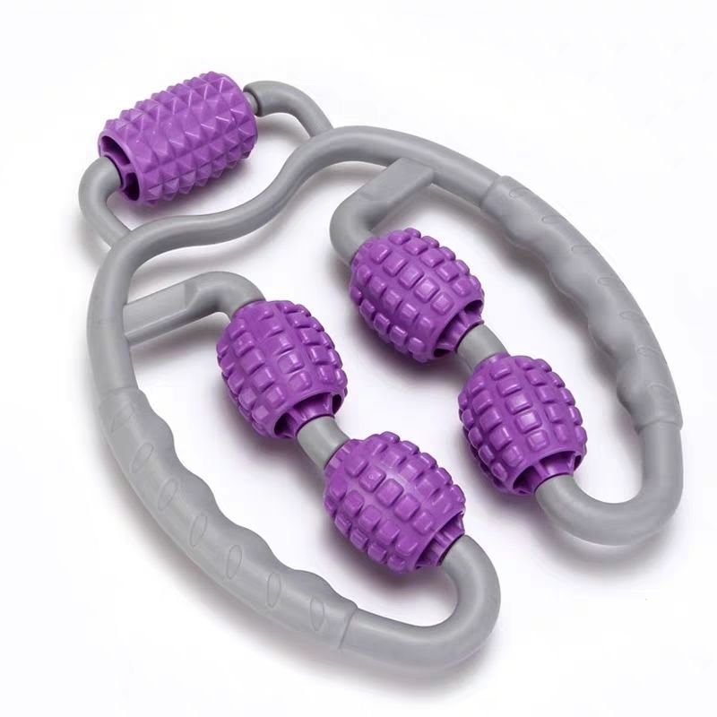 U-Shape Trigger Point Massage Roller – Full Body Muscle Relief Tool - Power Fit Zone