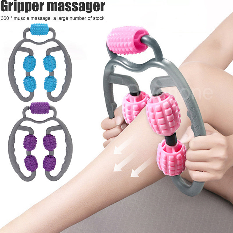 U-Shape Trigger Point Massage Roller – Full Body Muscle Relief Tool - Power Fit Zone