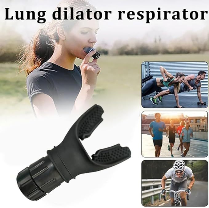 Breathing Trainer – Lung Capacity Exerciser with Adjustable Resistance - Power Fit Zone