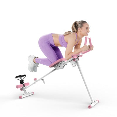 4-in-1 Ab & Full Body Workout Machine – Rowing, Leg Press, Roman Chair & Ab Glider (Foldable Design) - Power Fit Zone