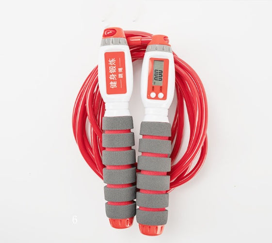 Electronic Counting Jump Rope – Adjustable Speed Rope with Calorie Tracker - Power Fit Zone