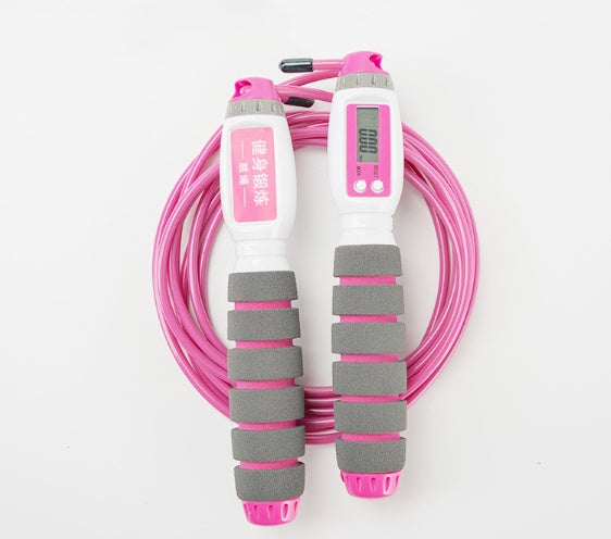 Electronic Counting Jump Rope – Adjustable Speed Rope with Calorie Tracker - Power Fit Zone