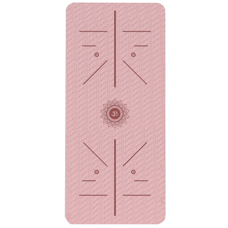 Non-Slip Gymnastic & Yoga Mat – Extra Wide, Eco-Friendly TPE with Alignment Guide - Power Fit Zone