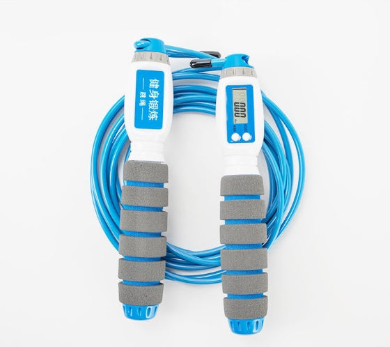 Electronic Counting Jump Rope – Adjustable Speed Rope with Calorie Tracker - Power Fit Zone