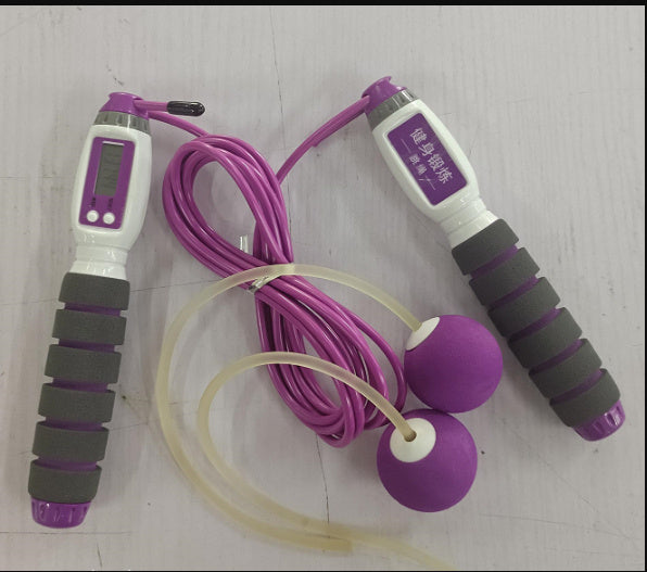Electronic Counting Jump Rope – Adjustable Speed Rope with Calorie Tracker - Power Fit Zone