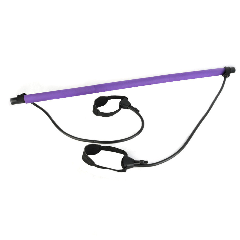 3-Section Pilates Bar – Adjustable Home Fitness Stick for Yoga, Stretching & Toning - Power Fit Zone