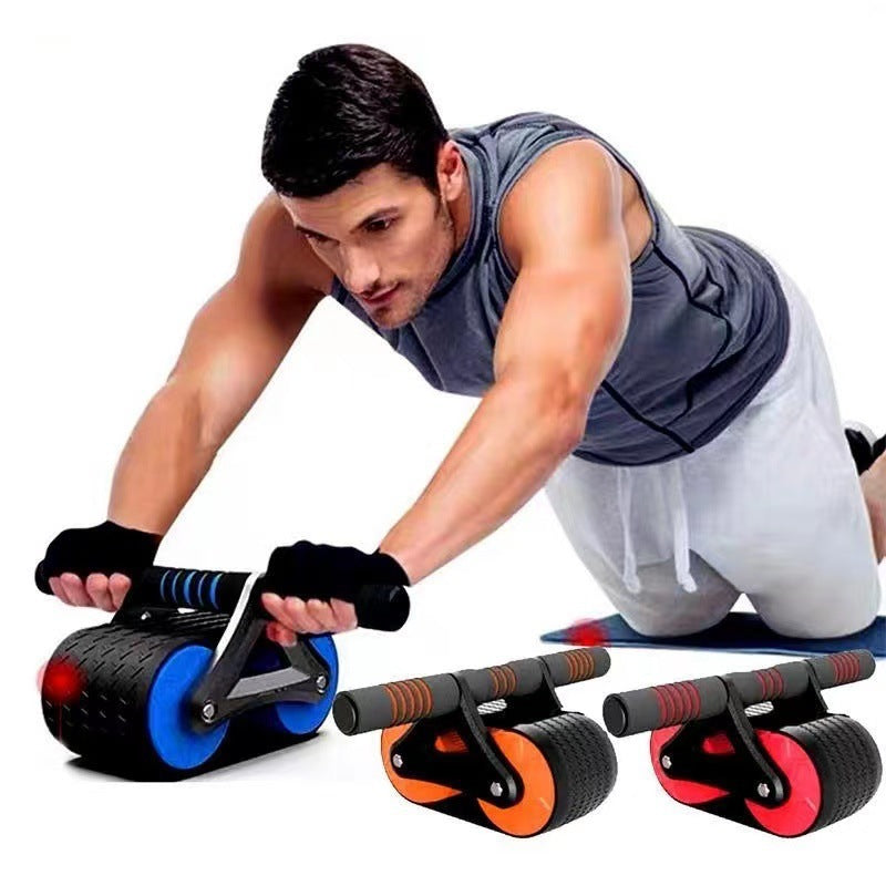 Automatic Rebound Ab Roller – Core Trainer with Knee Pad - Power Fit Zone