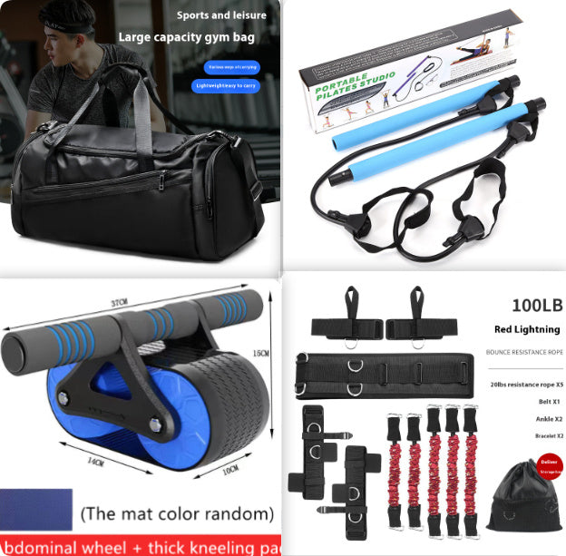 Automatic Rebound Ab Roller – Core Trainer with Knee Pad - Power Fit Zone
