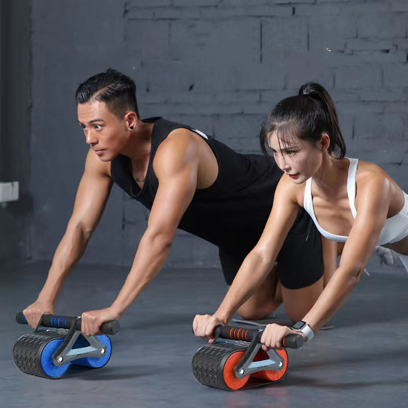 Automatic Rebound Ab Roller – Core Trainer with Knee Pad - Power Fit Zone