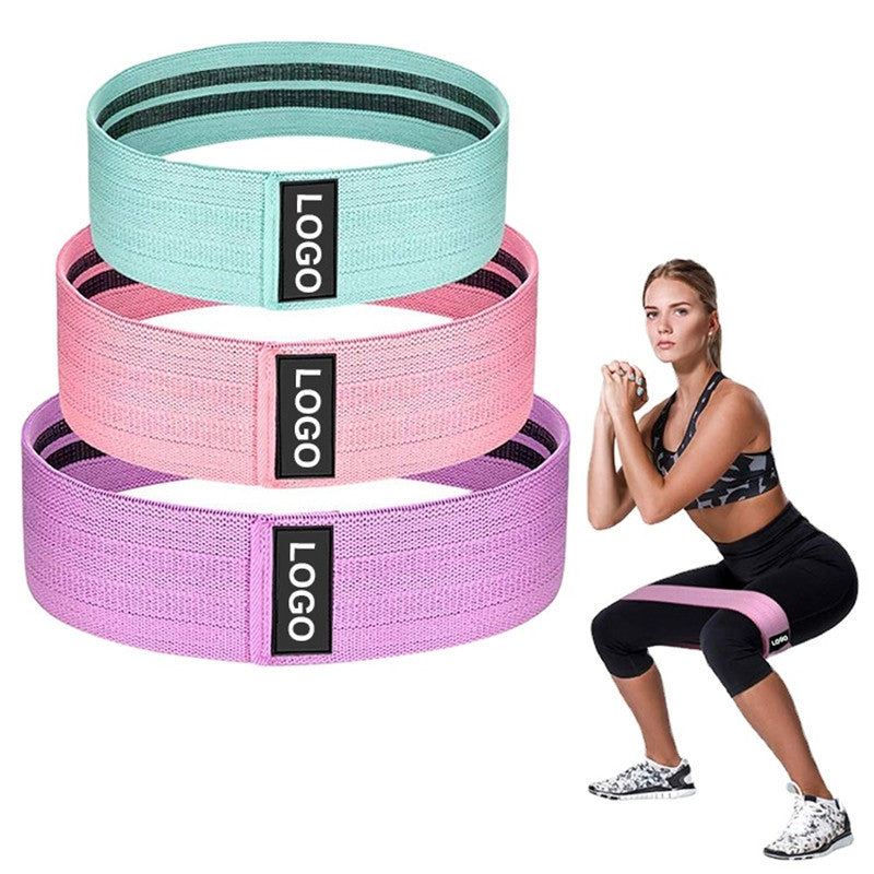 Hip Resistance Bands – Squat & Glute Workout Loops (Set of 3 Sizes) - Power Fit Zone