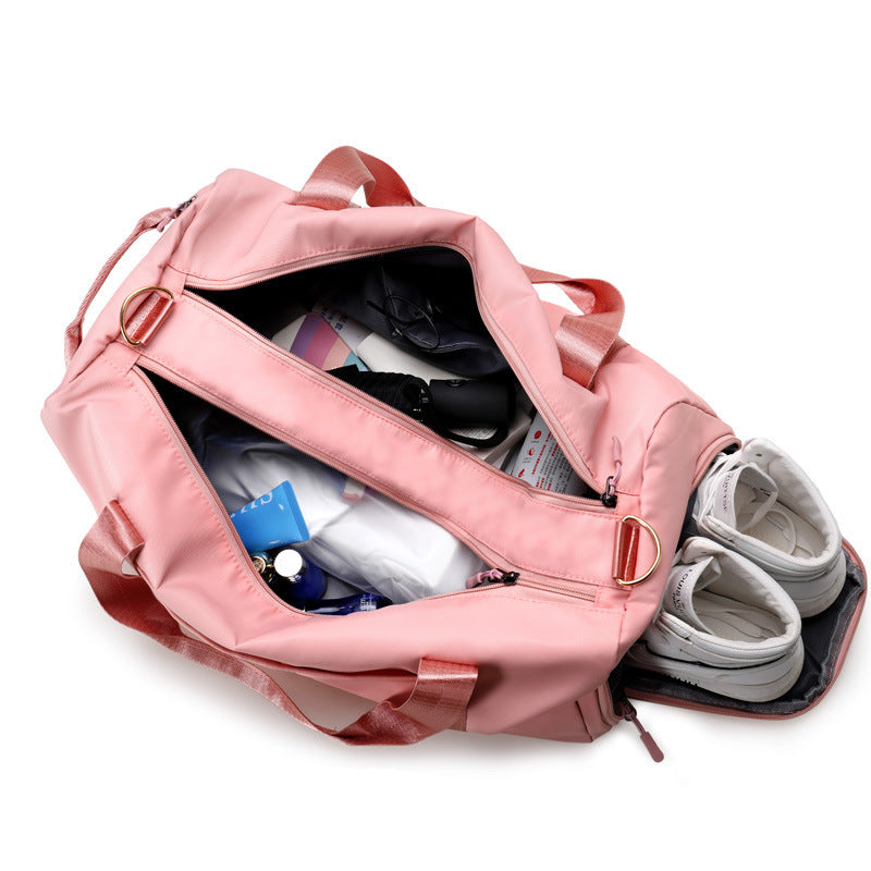 Large Sports & Travel Duffel Bag – Waterproof, Breathable, and Dry/Wet Separation Design - Power Fit Zone