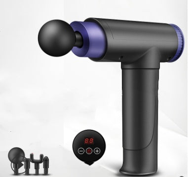 Electric Muscle Massager – Deep Tissue Relaxation with 4 Interchangeable Heads - Power Fit Zone
