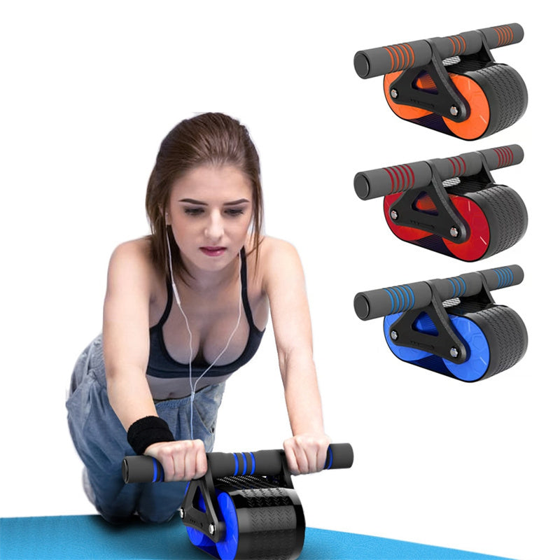 Automatic Rebound Ab Roller – Core Trainer with Knee Pad - Power Fit Zone