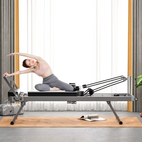Foldable Pilates Reformer Bed – Professional Home & Studio Fitness Equipment - Power Fit Zone