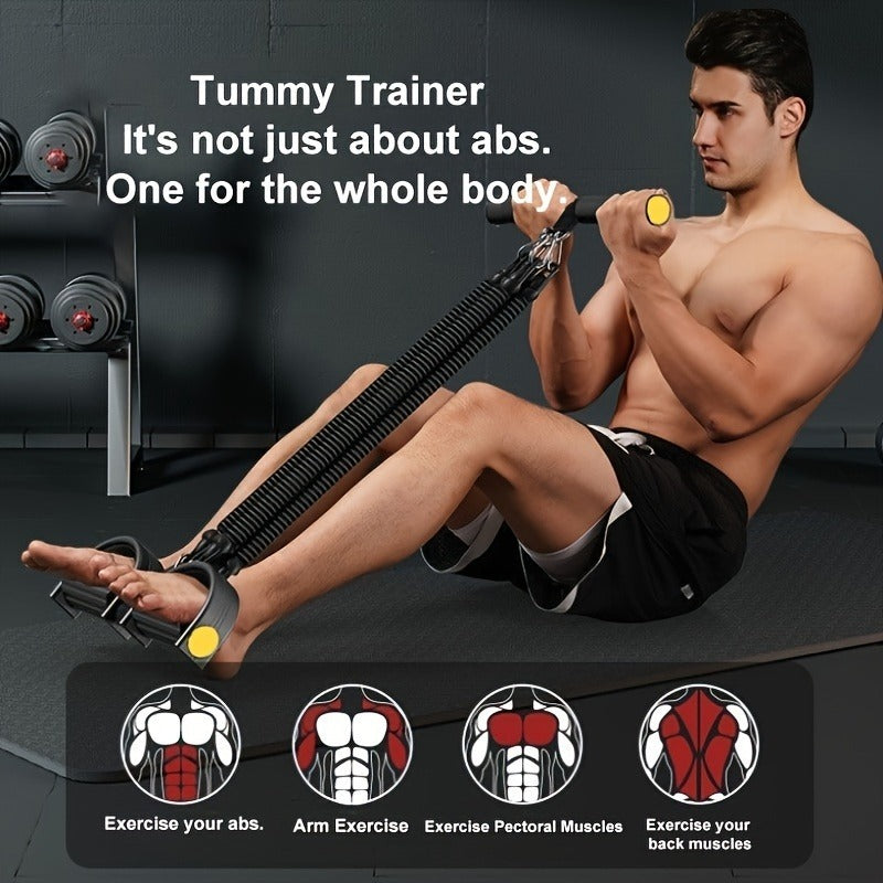 Adjustable Resistance Bands with Foot Pedals & Handles – Full Body Training Set - Power Fit Zone