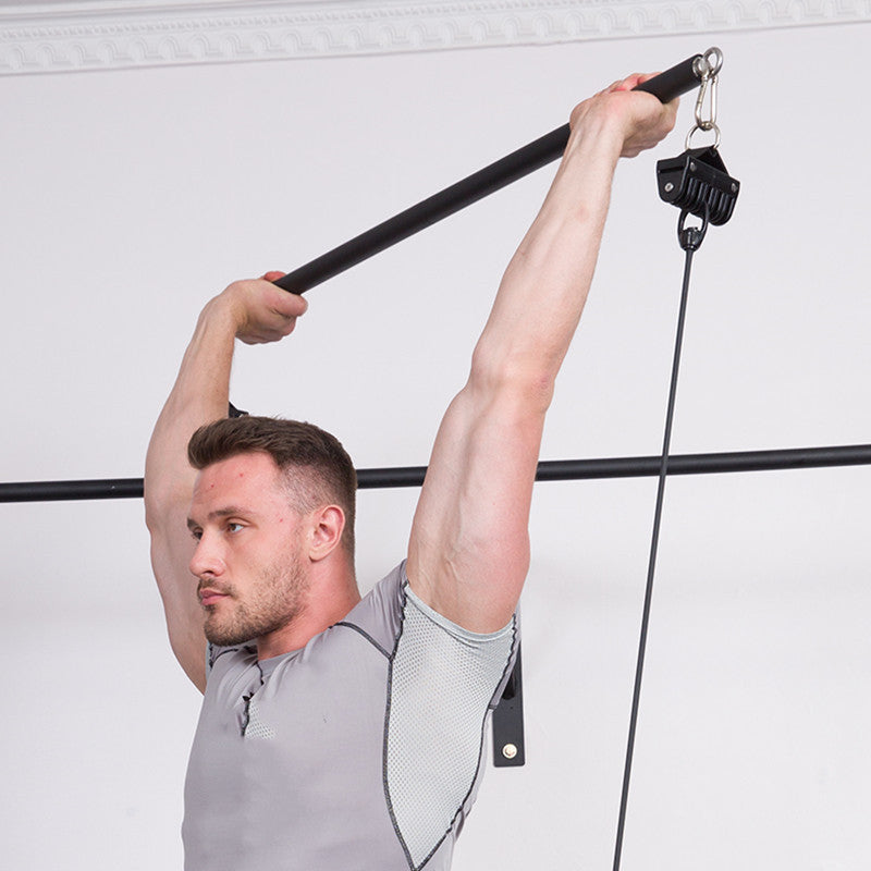 Pilates Bar with Bearing Ring – Portable Home Gym Stick for Full Body Workouts - Power Fit Zone