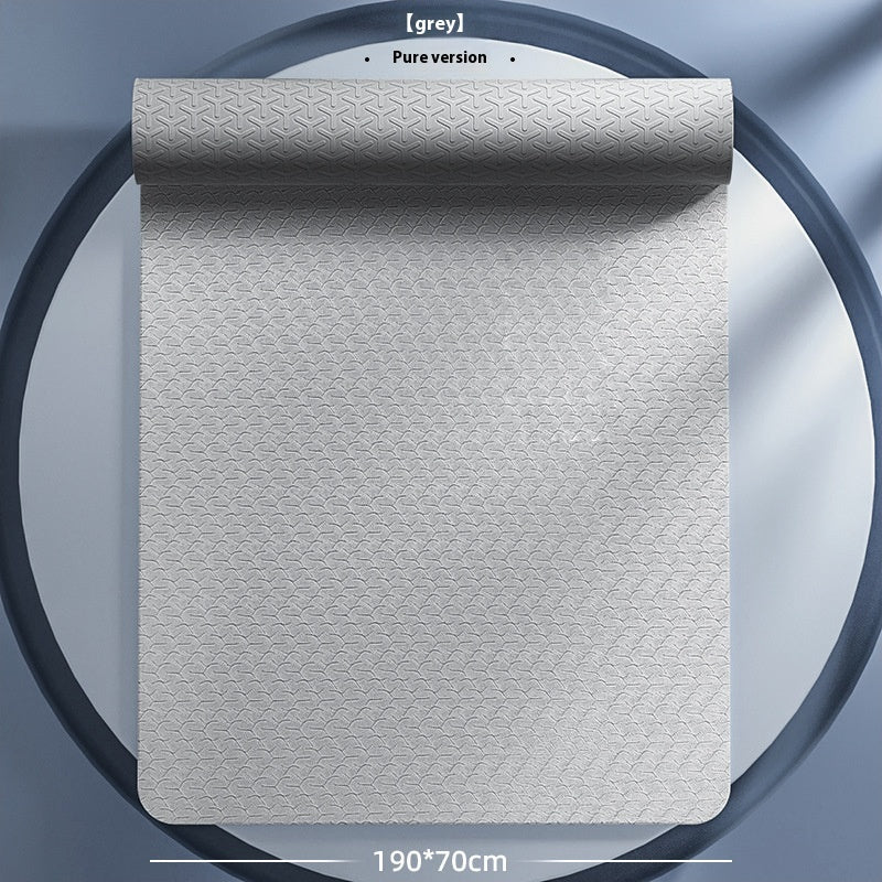 Non-Slip Gymnastic & Yoga Mat – Extra Wide, Eco-Friendly TPE with Alignment Guide - Power Fit Zone