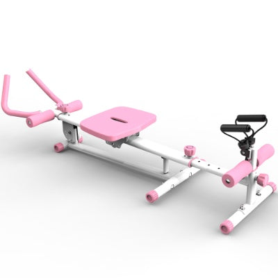 4-in-1 Ab & Full Body Workout Machine – Rowing, Leg Press, Roman Chair & Ab Glider (Foldable Design) - Power Fit Zone