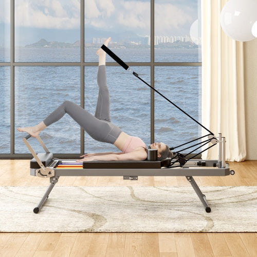 Foldable Pilates Reformer Bed – Professional Home & Studio Fitness Equipment - Power Fit Zone