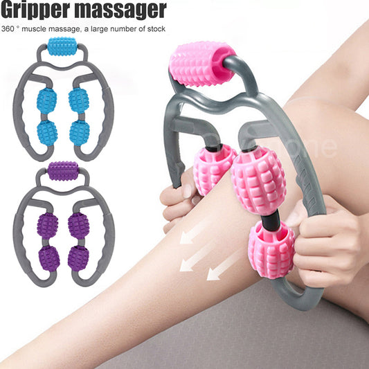 U-Shape Trigger Point Massage Roller – Full Body Muscle Relief Tool - Power Fit Zone