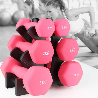 Compact Dumbbell Rack – Space-Saving Stand for Home Gym Organization - Power Fit Zone