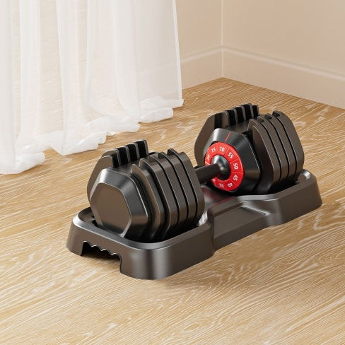 Adjustable Dumbbell Set (55LB) – 5-in-1 Free Weights for Home Gym & Full Body Workouts - Power Fit Zone