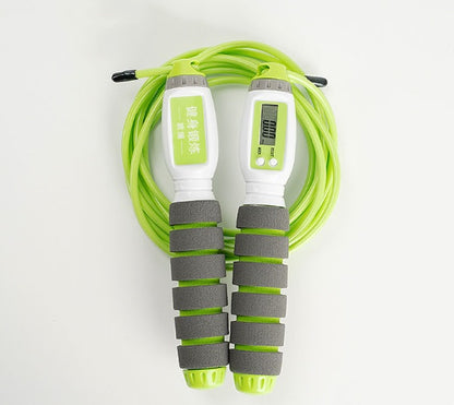 Electronic Counting Jump Rope – Adjustable Speed Rope with Calorie Tracker - Power Fit Zone