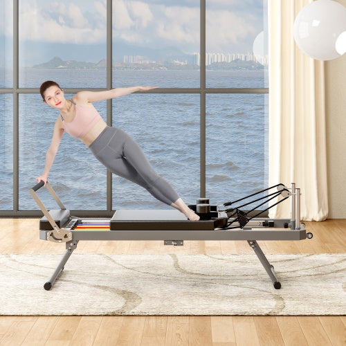 Foldable Pilates Reformer Bed – Professional Home & Studio Fitness Equipment - Power Fit Zone