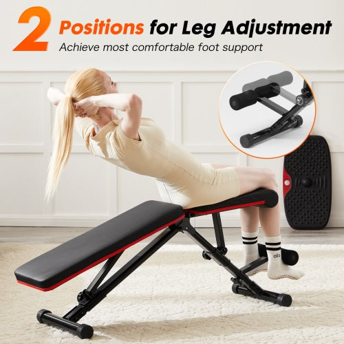 Adjustable Weight Bench – Foldable Incline/Decline Bench for Full Body Strength Training (795LB Capacity) - Power Fit Zone