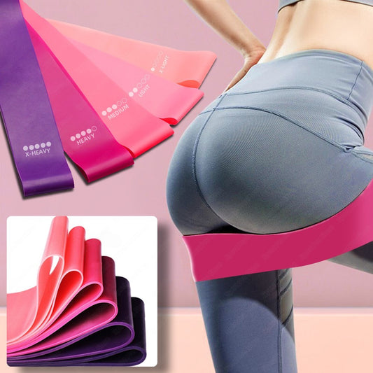 Mini Resistance Loop Bands – Set of 4 with Non-Slip Design & Carry Bag - Power Fit Zone