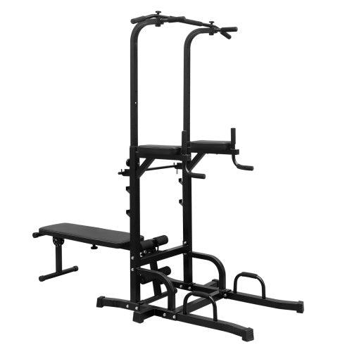 Power Tower with Bench – Multi-Function Pull-Up, Dip & Strength Training Station for Home Gyms - Power Fit Zone