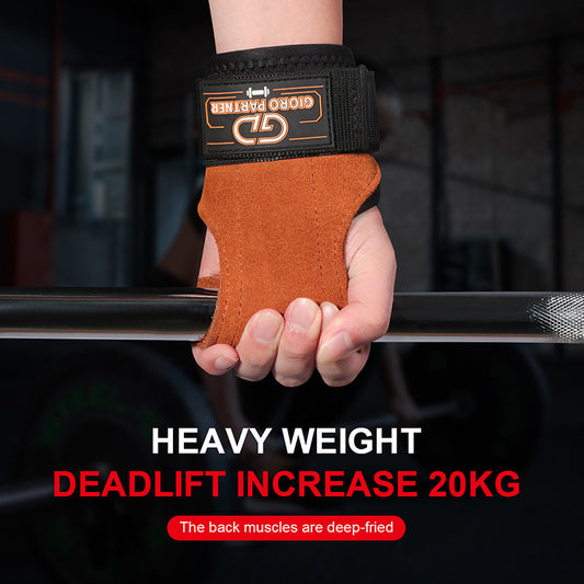 Cowhide Palm Protectors – Non-Slip Grip for Weightlifting & Fitness - Power Fit Zone