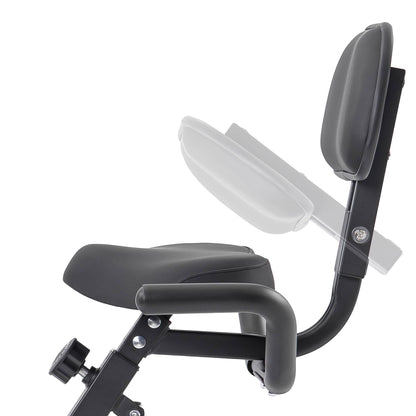 Folding Exercise Bike – 2-in-1 Upright & Recumbent with Adjustable Resistance - Power Fit Zone